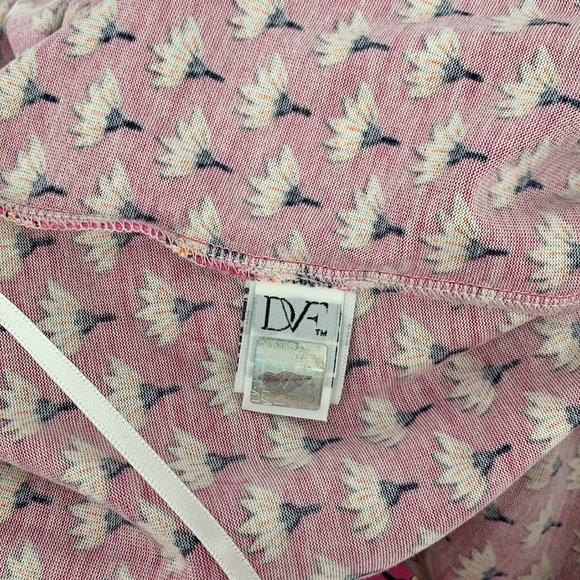 DVF Diane von Furstenberg New Julian two wrap dress pink floral jersey knit 4 - Picture 5 of 5